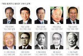 韓國歷代總統 君子蘭顏色